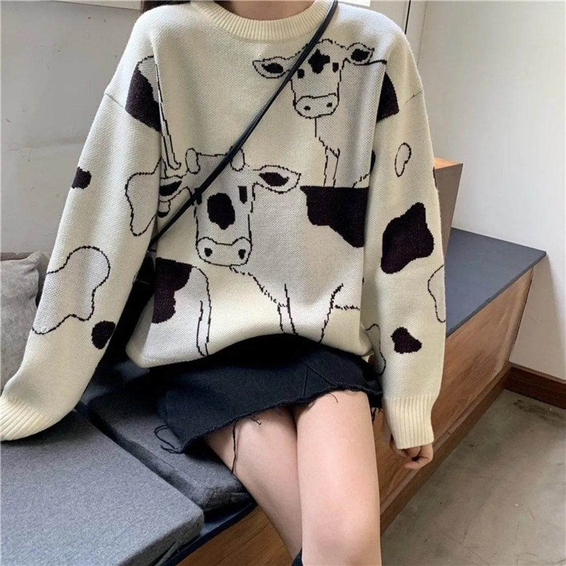 Super Soft Mooo Cow Sweater