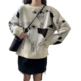 Super Soft Mooo Cow Sweater