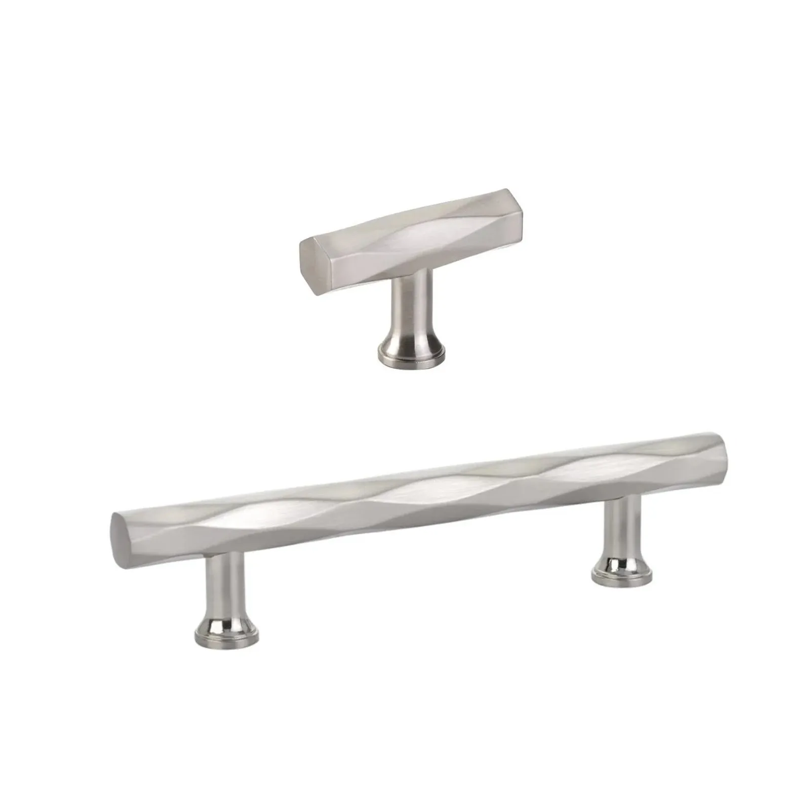 T-Bar "American Designer" Drawer Pulls in Satin Nickel