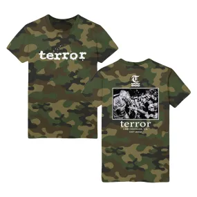 TERROR • Live Shot • Camo • T-Shirt