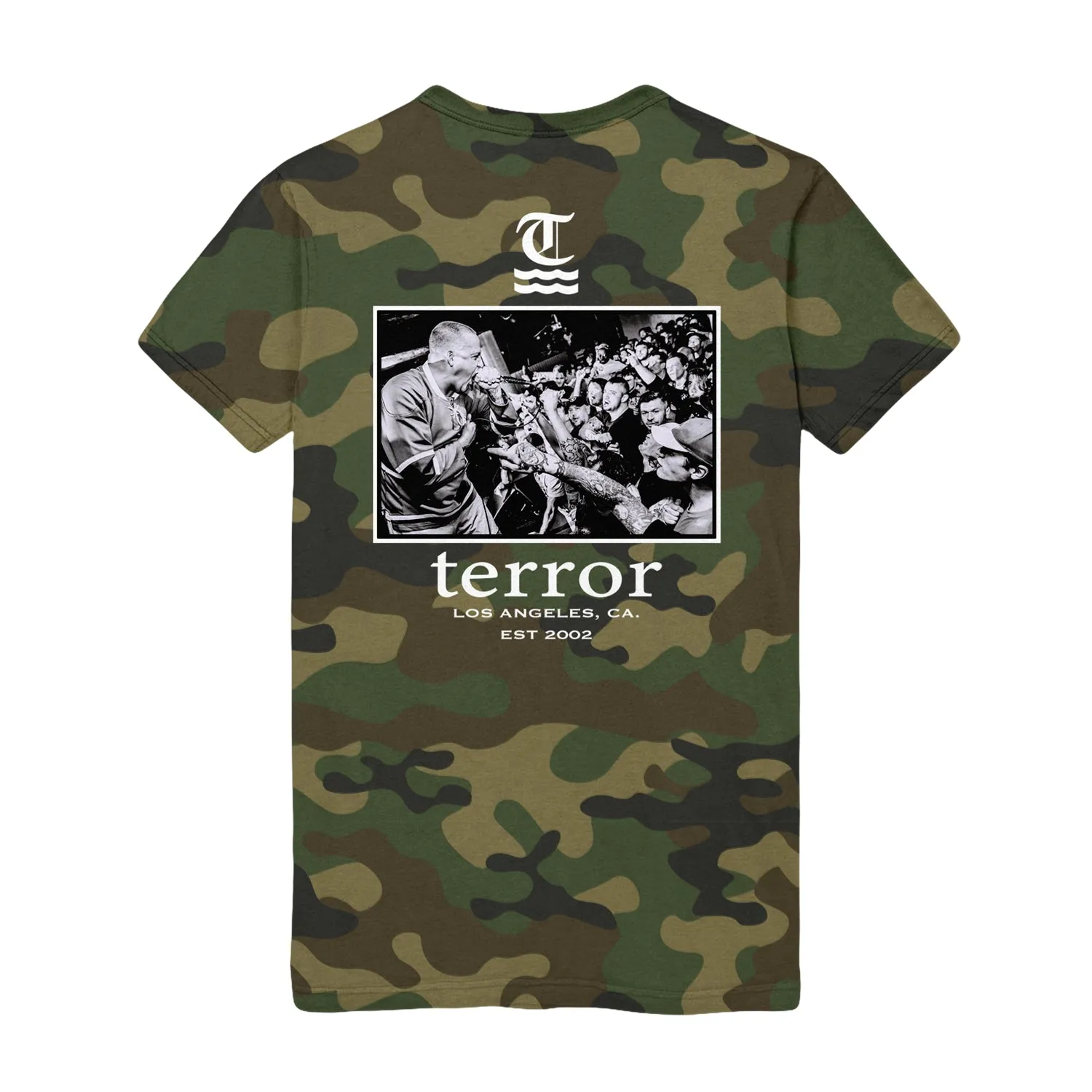 TERROR • Live Shot • Camo • T-Shirt