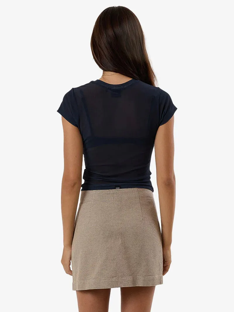 Thrills Mesh Club Tee Oxford Blue