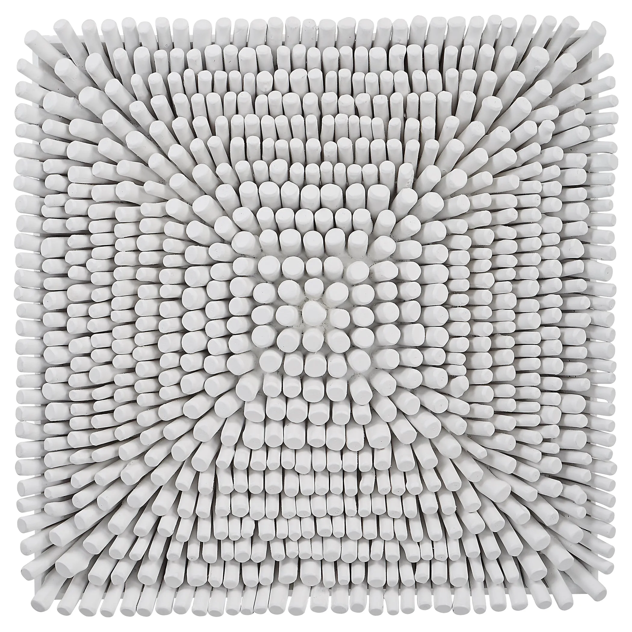 Uttermost Portside White Wood Wall Panel