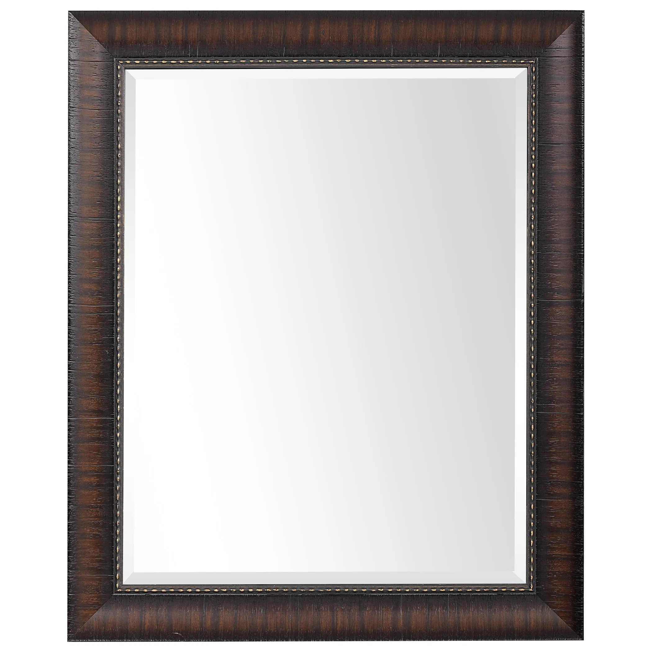 Uttermost Wythe Burnished Wood Mirror