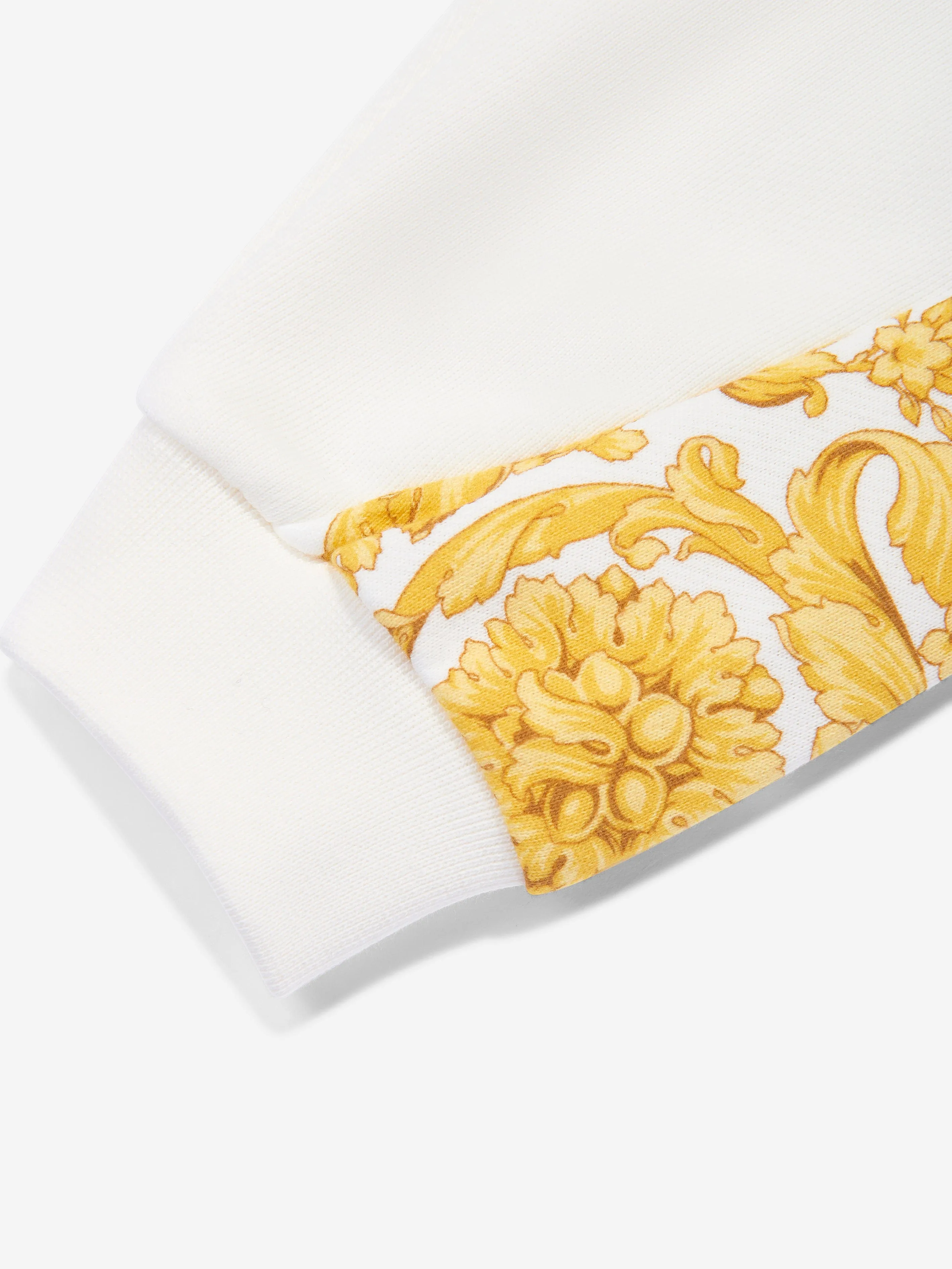 Versace Baby Barocco Logo Joggers in White