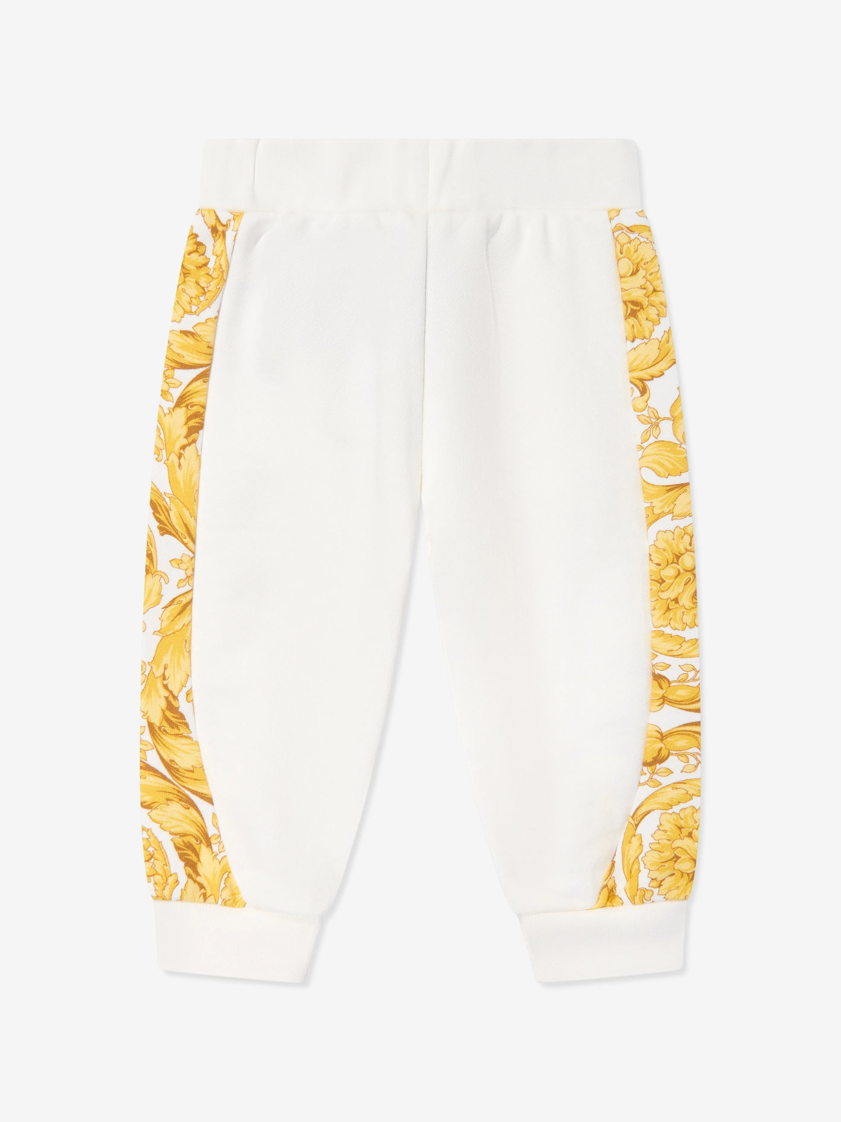Versace Baby Barocco Logo Joggers in White