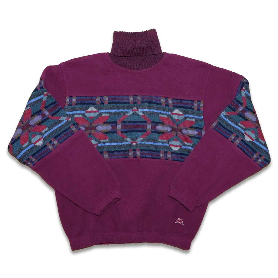 Vintage Kappa Turtleneck Fleece Medium / Large