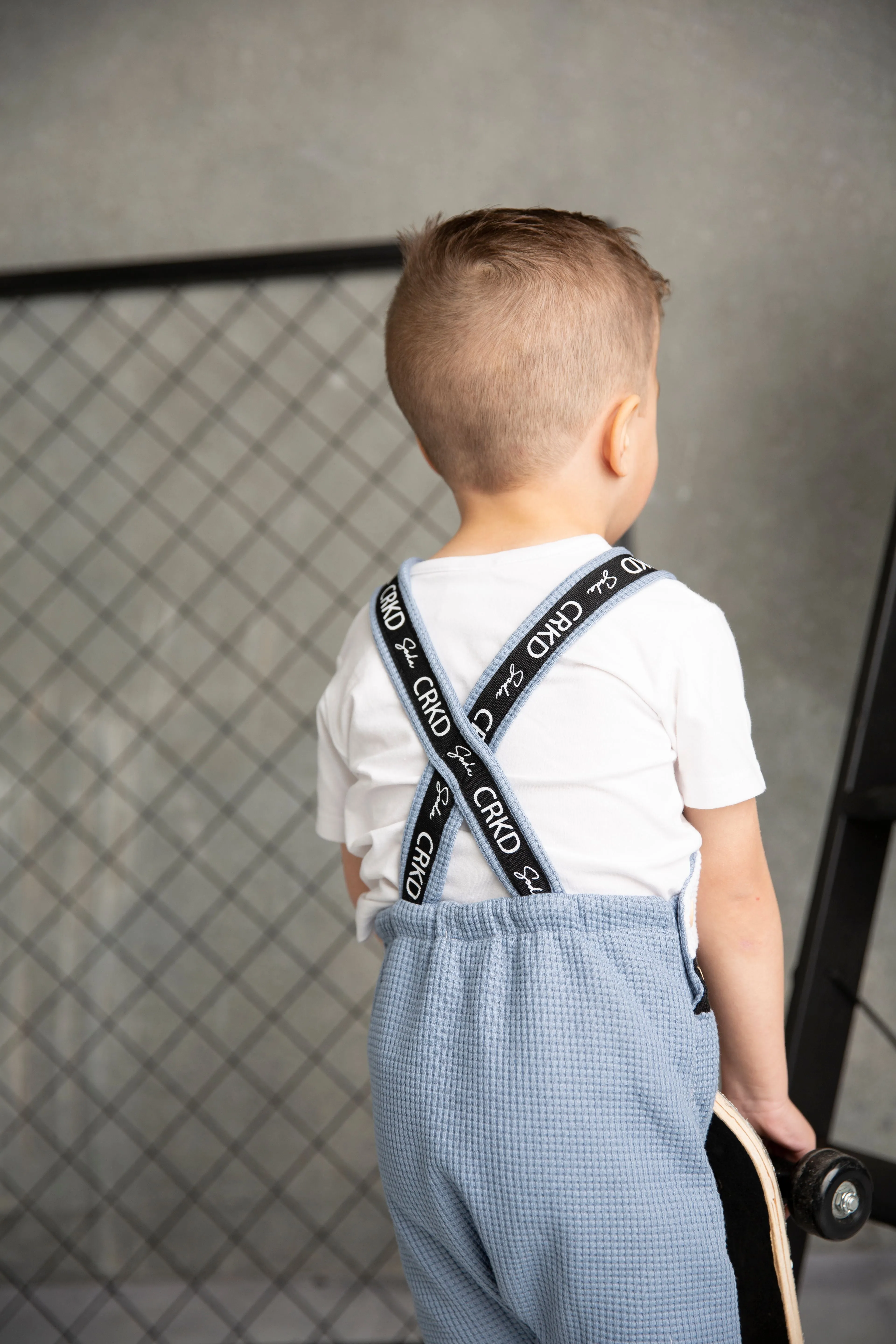 Xavier 2pce Overall Set - Dusty Blue