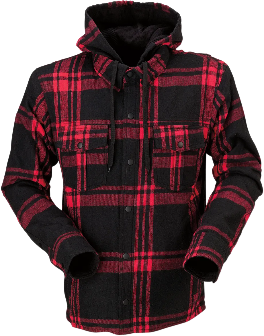 Z1R Timber Flannel Shirt - Red/Black - Large 2820-5335