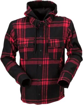 Z1R Timber Flannel Shirt - Red/Black - Large 2820-5335
