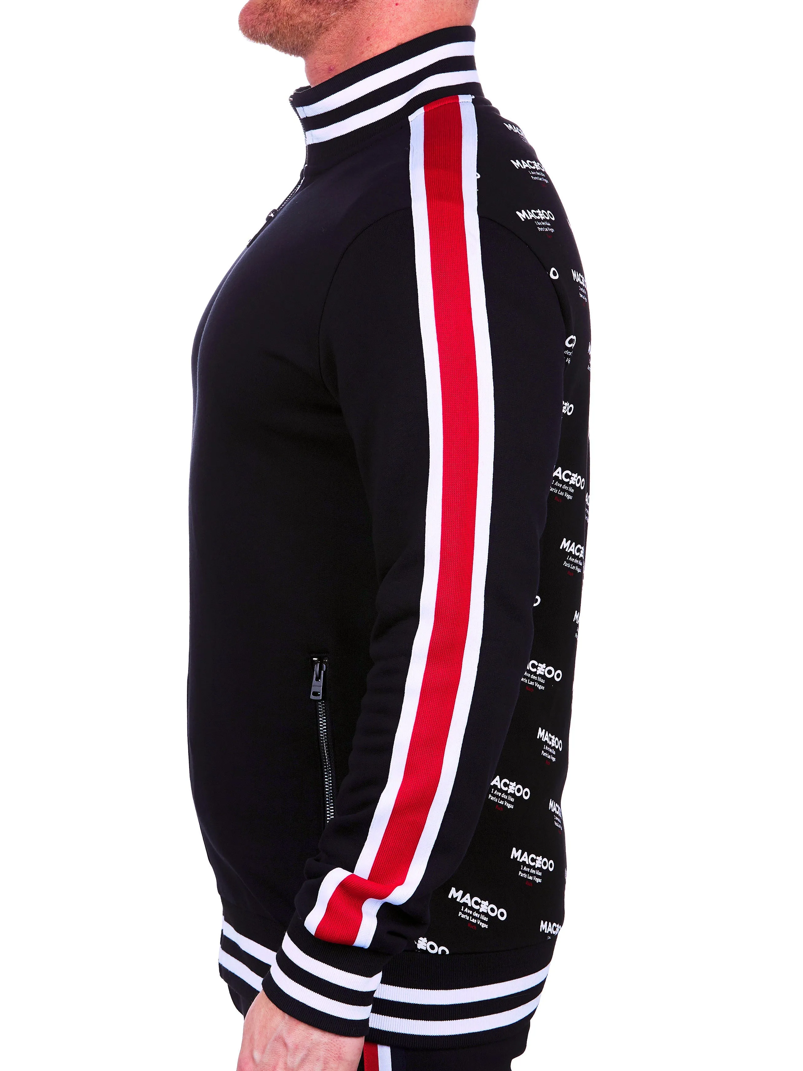 Zipper Stripe Black