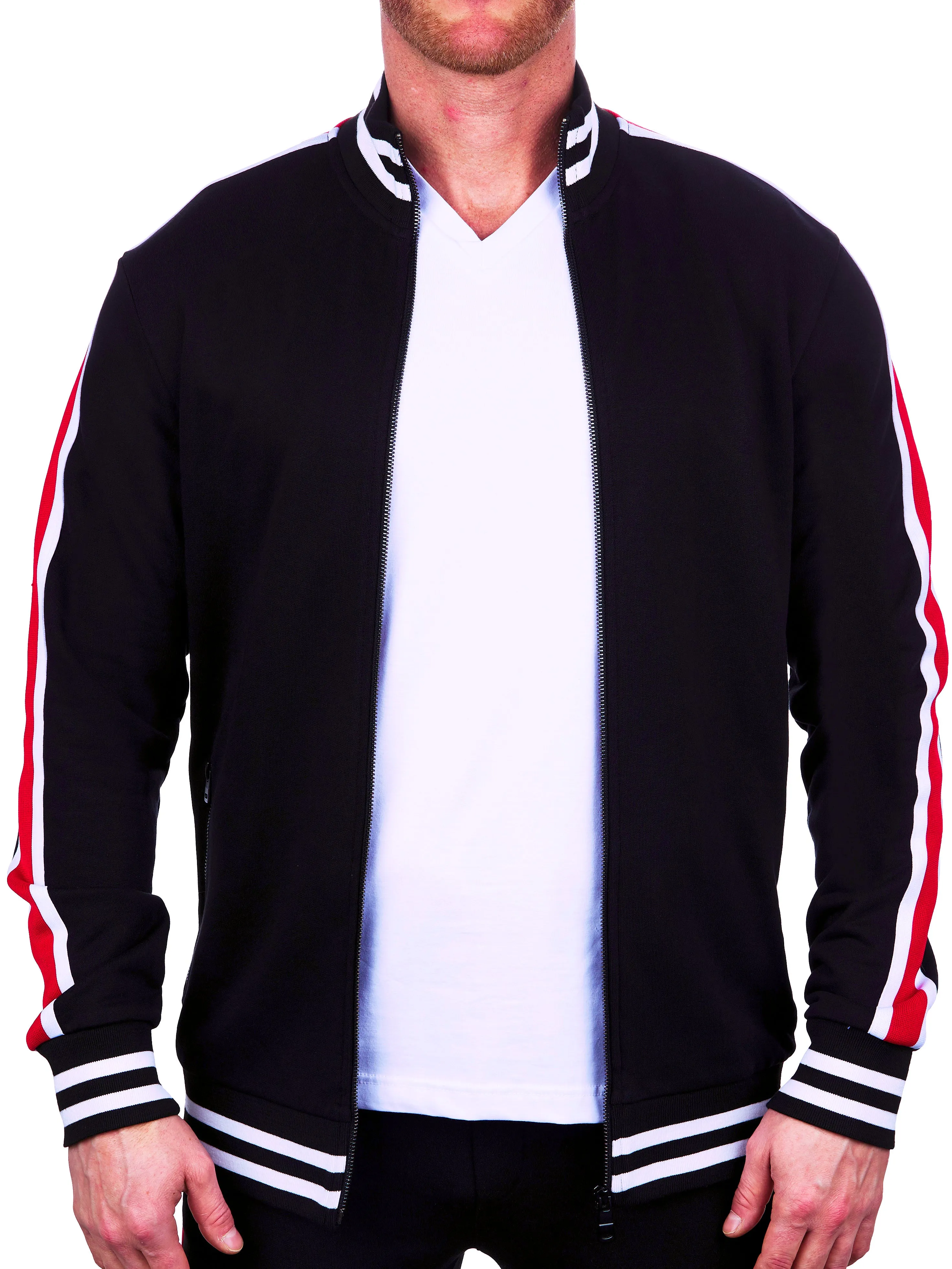 Zipper Stripe Black